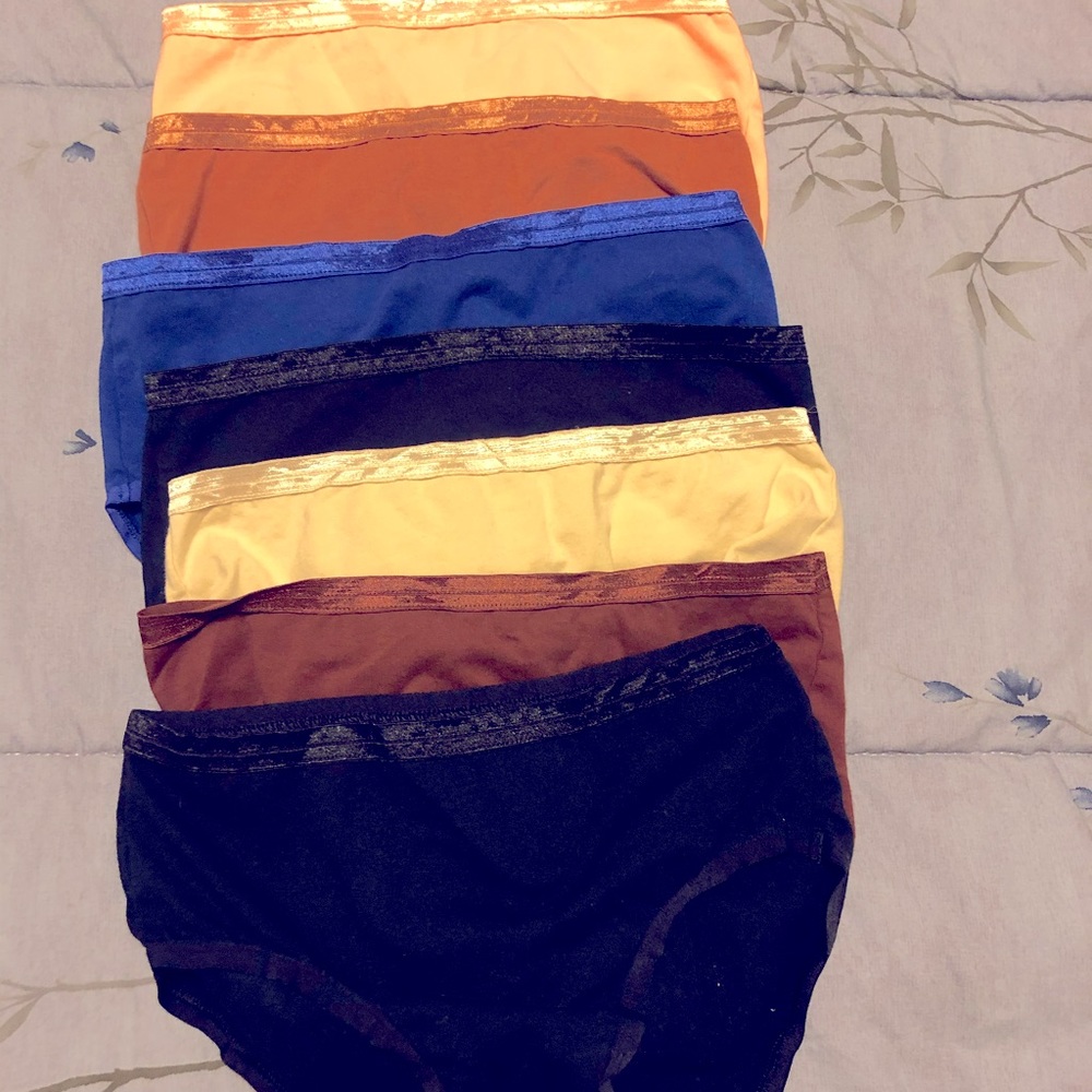 Lot of 7 Knickey Mid-rise Briefs